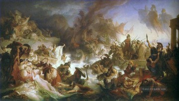  1868 - Kaulbach Wilhelm von Die Seeschlacht bei Salamis 1868 Seeschlacht